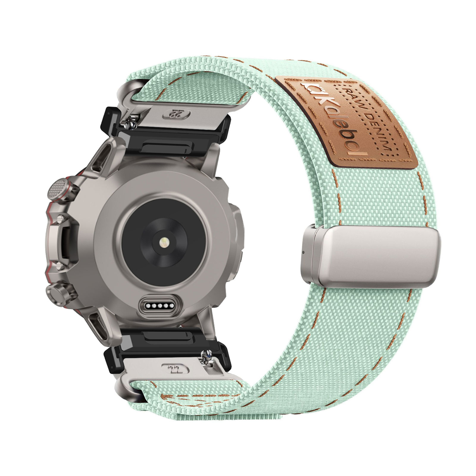 Canvas Strap Watch - أربطة مغناطيسية لفرقة Amazfit Falcon، حزام