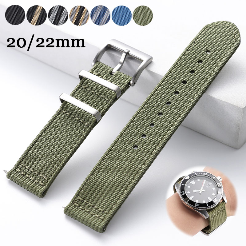 Canvas Strap Watch - حزام ساعة منسوج من النايلون 20