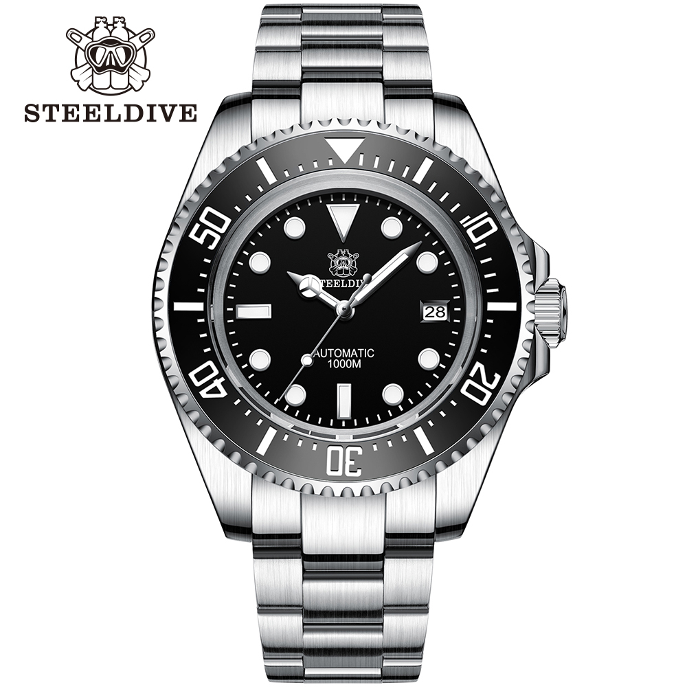 Seiko Watch Prospex - ساعة غطس أوتوماتيكية من الستيل للرجال