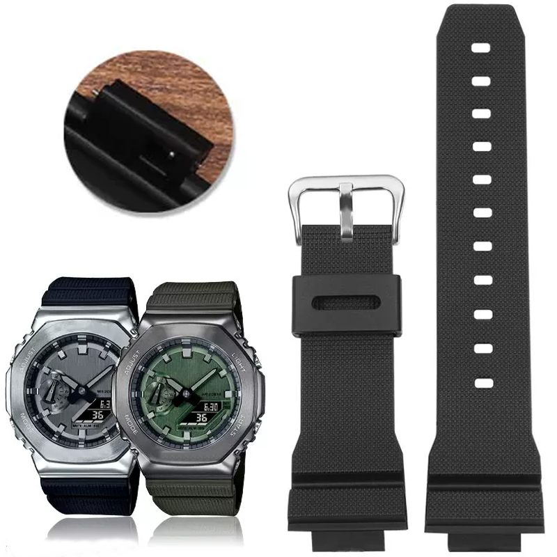Casio Watch G-Shock Ga-2100 - أحزمة ساعة مطاطية لساعة كاسيو جي