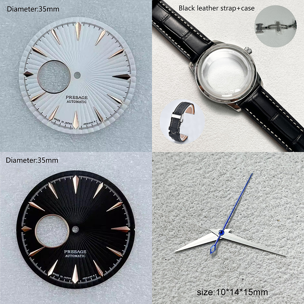قرص ساعة NH38 بقطر 35 مم بشعار - مراجعة Seiko Watch Presage وسعره