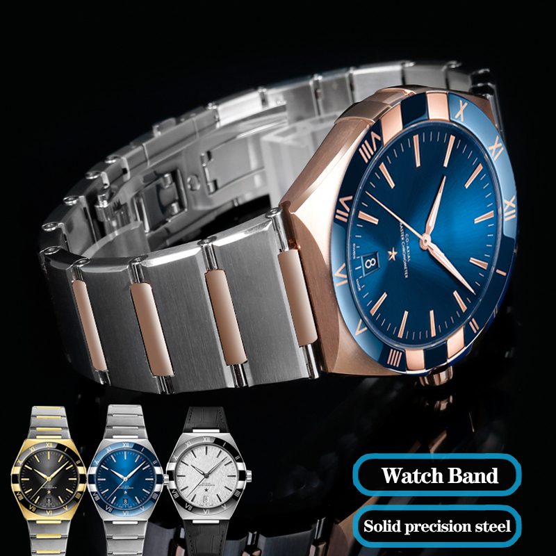 سوار ساعة من الفولاذ الدقيق ،  - مراجعة Omega Watch Constellation وسعره