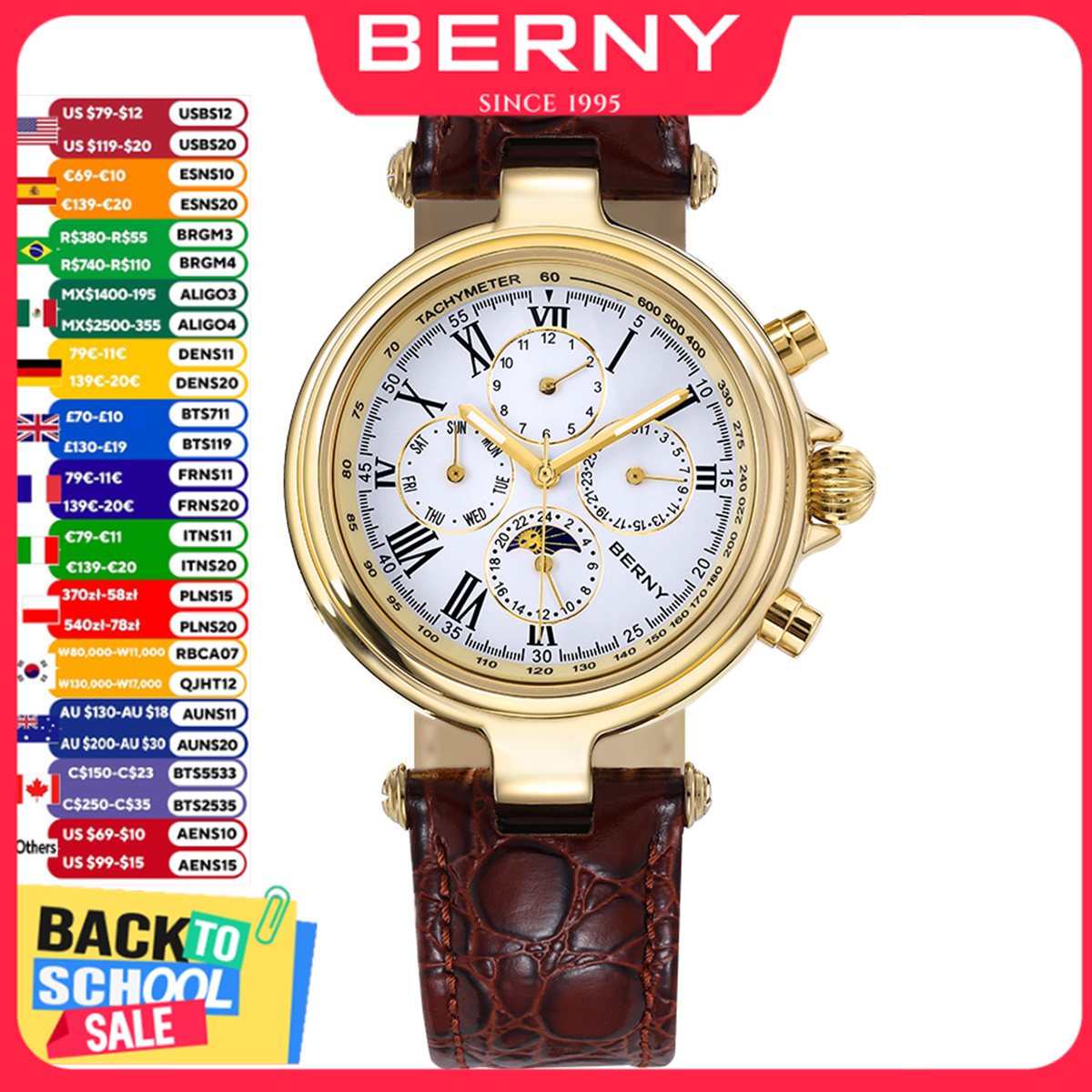 ساعة رجالية أوتوماتيكية من BER - مراجعة Seiko Watch Prospex وسعره