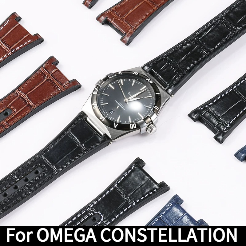 حزام ساعة من الجلد الطبيعي بنم - مراجعة Omega Watch Constellation وسعره
