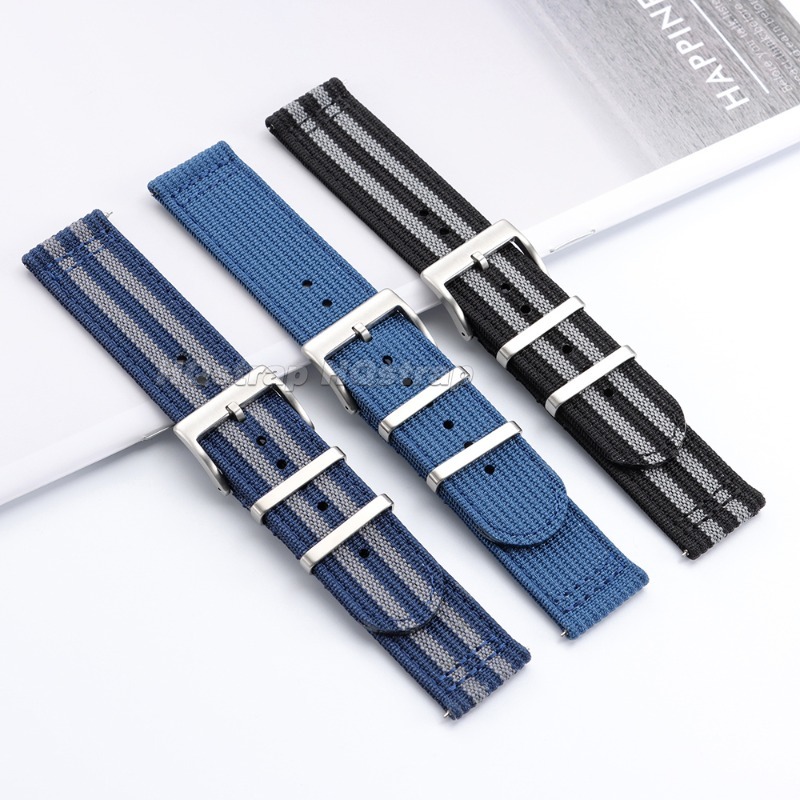 حزام ساعة منسوج من النايلون 20 - مراجعة Canvas Strap Watch وسعره