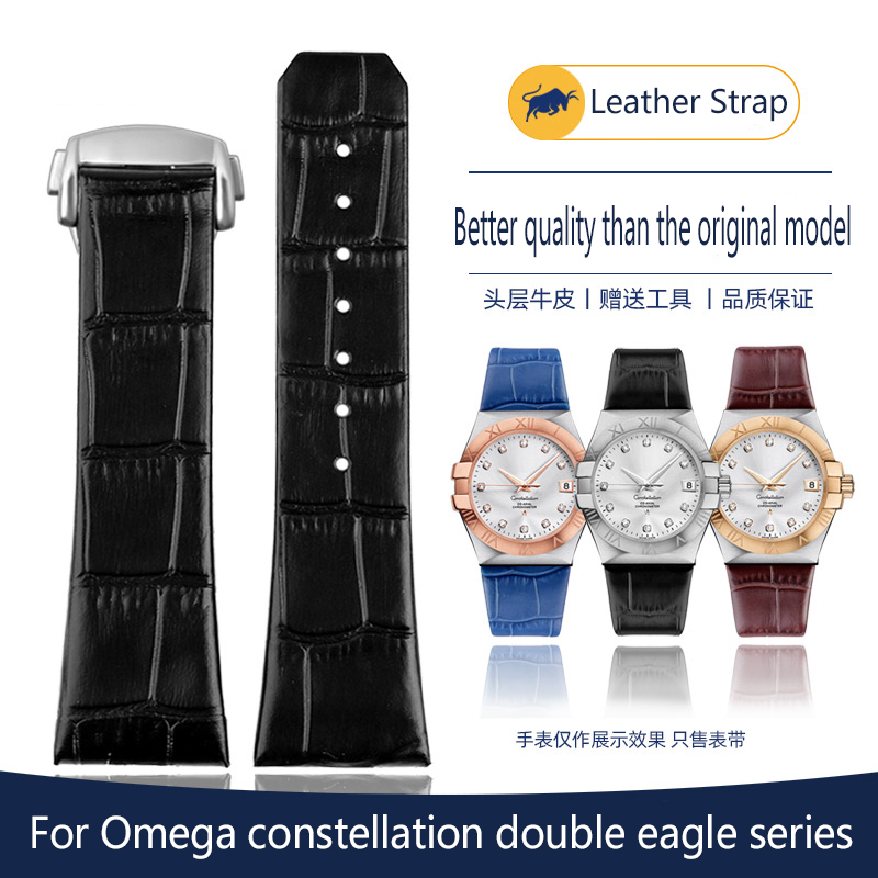 مقاوم للماء حزام ساعة زرقاء لل - مراجعة Omega Watch Constellation وسعره