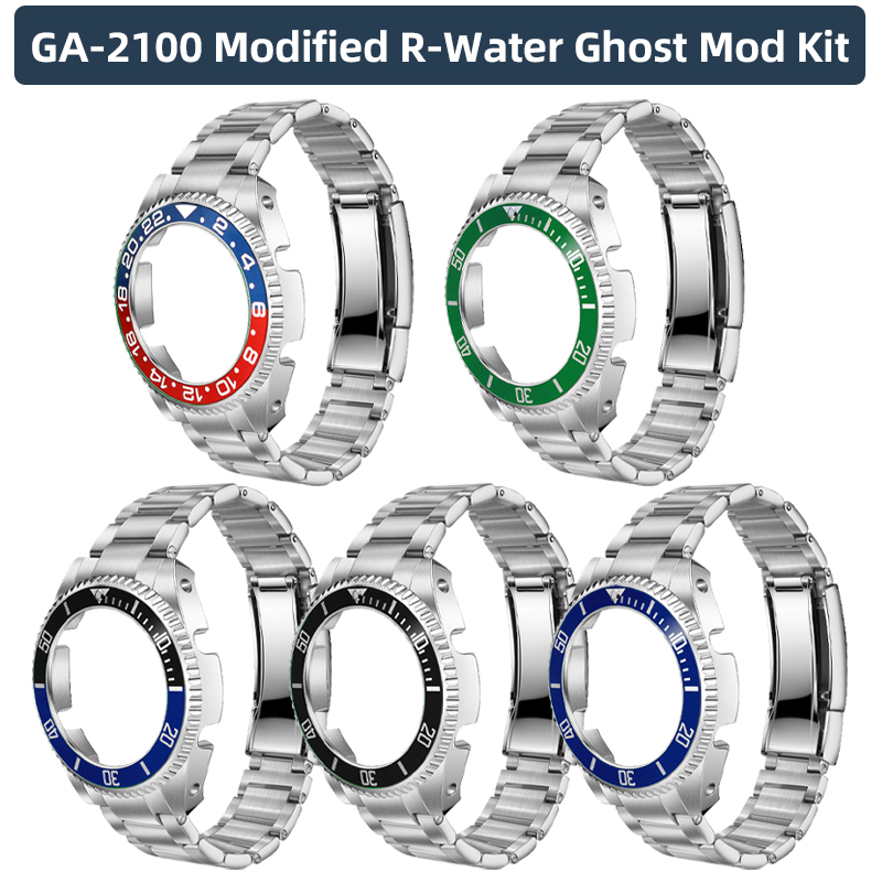 طقم تعديل من الفولاذ المقاوم ل - مراجعة Casio Watch G-Shock Ga-2100 وسعره