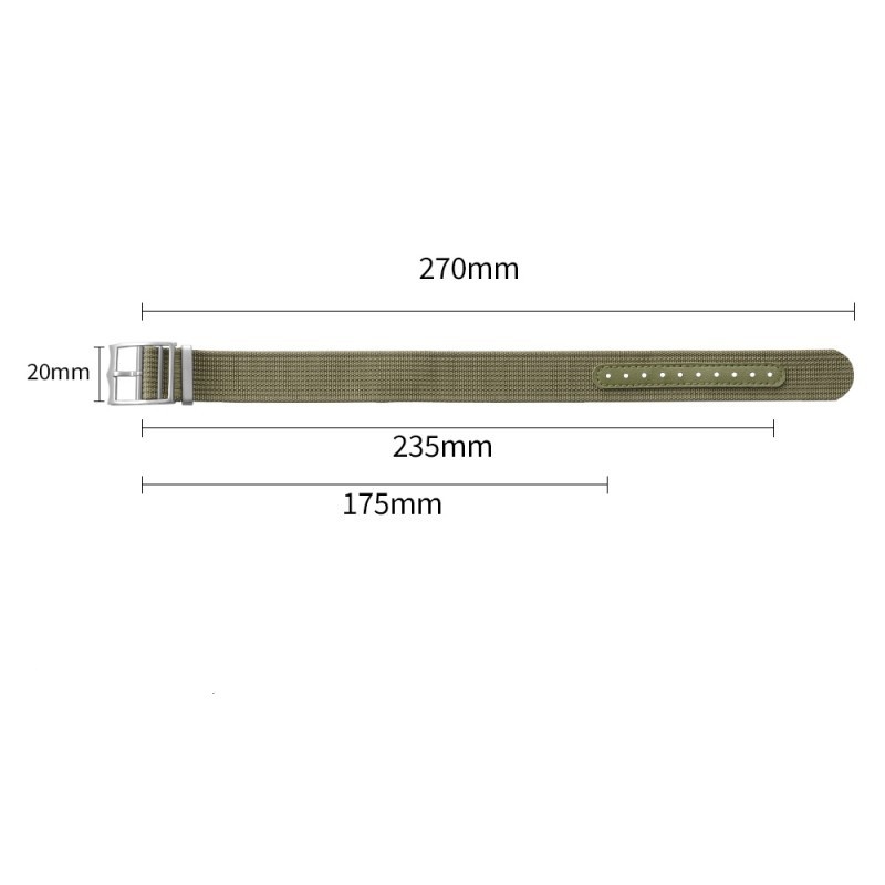 حزام ساعة رياضي من النايلون عا - مراجعة Canvas Strap Watch وسعره