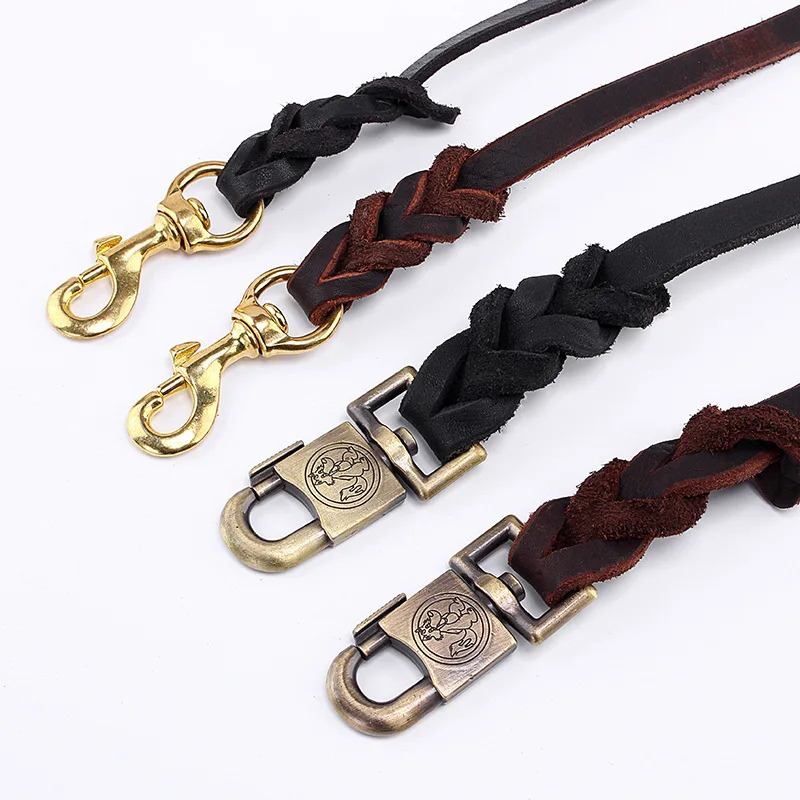 مقود كلب من الجلد الطبيعي - سل - مراجعة Leather Strap Quick Release وسعره
