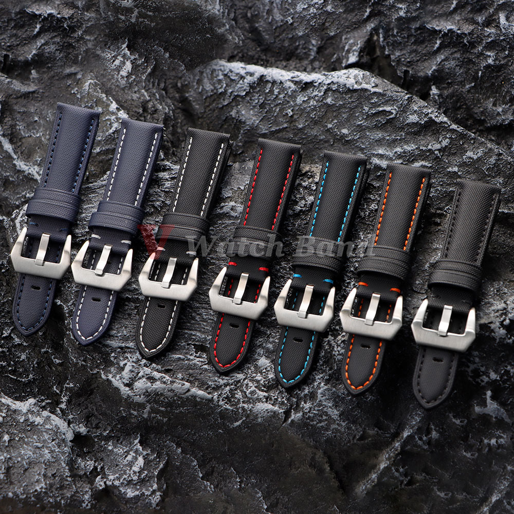 Sailcloth حزام ساعة نيلون 20 م - مراجعة Canvas Strap Watch وسعره
